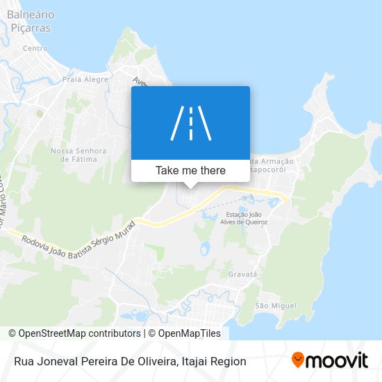 Rua Joneval Pereira De Oliveira map