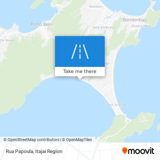 Rua Papoula map
