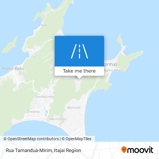 Mapa Rua Tamanduá-Mirim