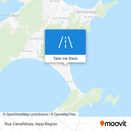 Rua Canafístula map