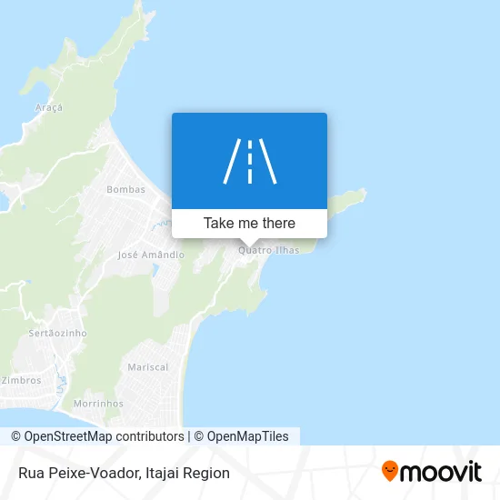 Rua Peixe-Voador map