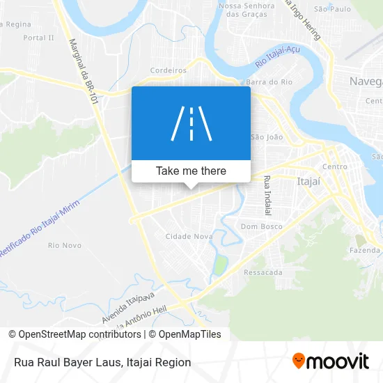 Rua Raul Bayer Laus map