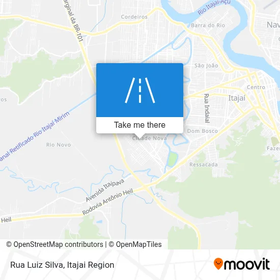 Rua Luiz Silva map