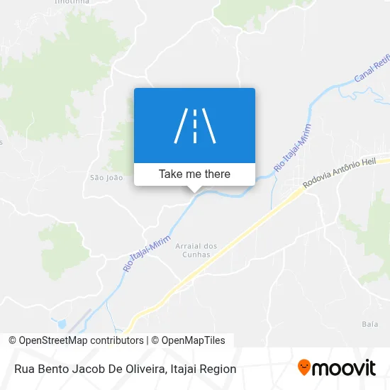 Rua Bento Jacob De Oliveira map