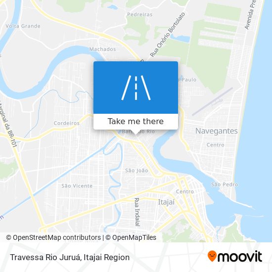 Travessa Rio Juruá map