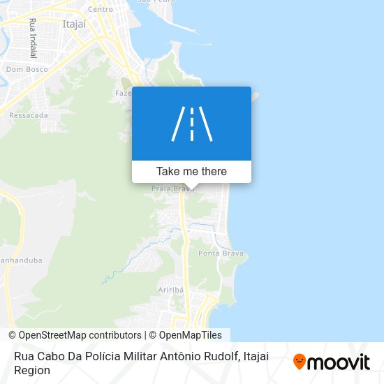 Rua Cabo Da Polícia Militar Antônio Rudolf map