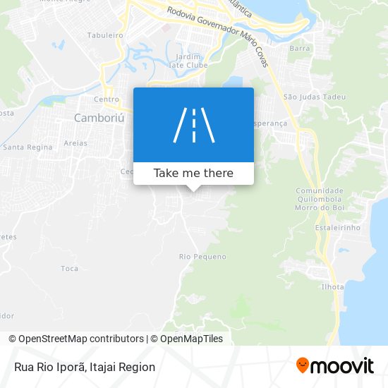 Mapa Rua Rio Iporã