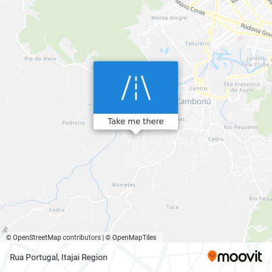 Rua Portugal map