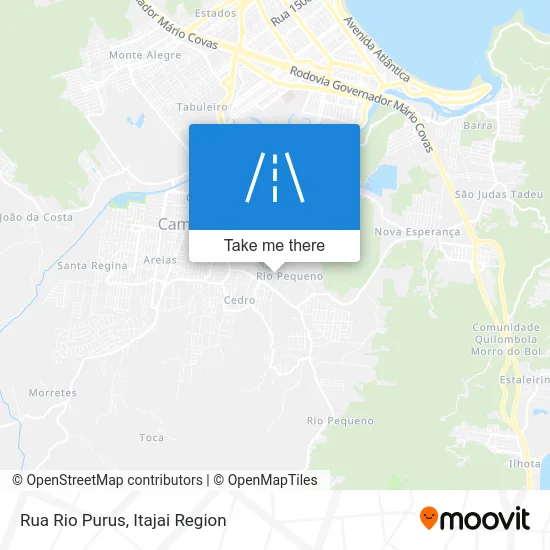 Rua Rio Purus map