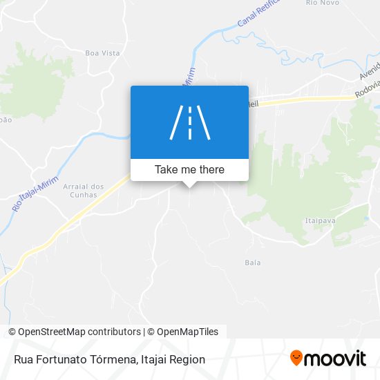 Mapa Rua Fortunato Tórmena