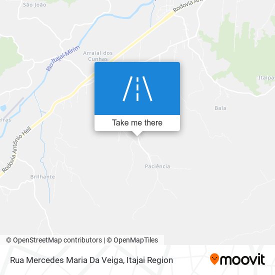 Mapa Rua Mercedes Maria Da Veiga