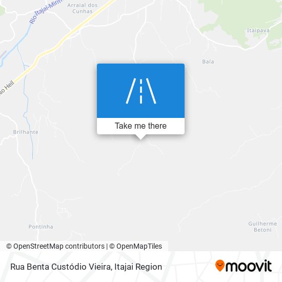 Mapa Rua Benta Custódio Vieira