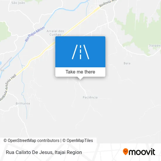 Rua Calixto De Jesus map