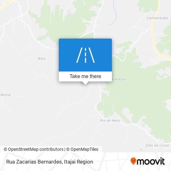 Rua Zacarias Bernardes map