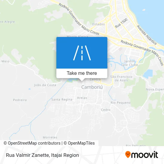 Rua Valmir Zanette map