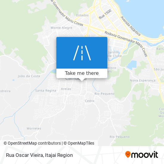 Rua Oscar Vieira map