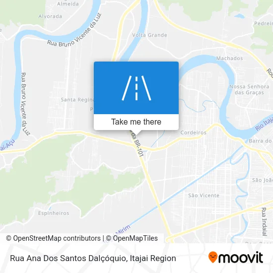 Rua Ana Dos Santos Dalçóquio map
