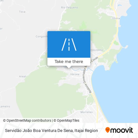 Mapa Servidão João Boa Ventura De Sena