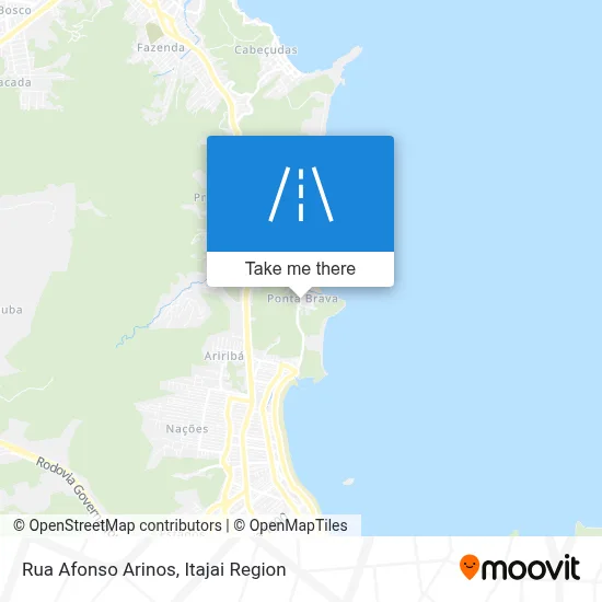 Rua Afonso Arinos map