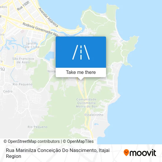 Rua Marinilza Conceição Do Nascimento map
