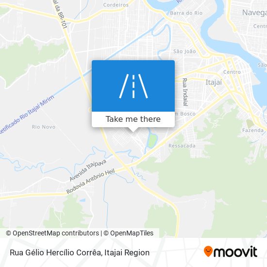 Rua Gélio Hercílio Corrêa map