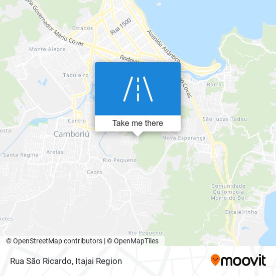 Rua São Ricardo map