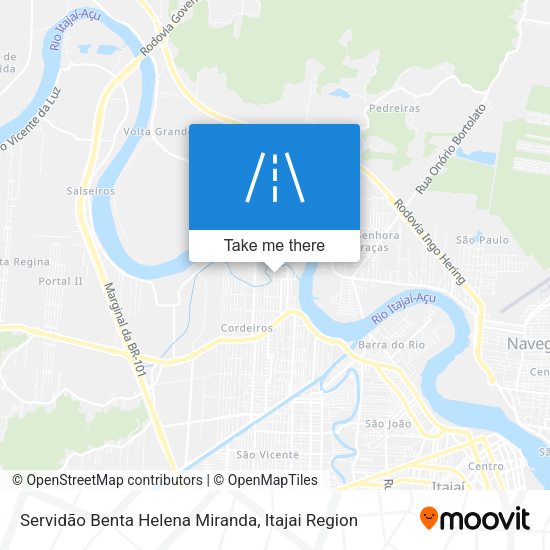 Servidão Benta Helena Miranda map