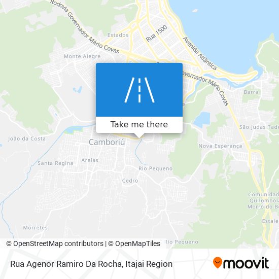 Mapa Rua Agenor Ramiro Da Rocha
