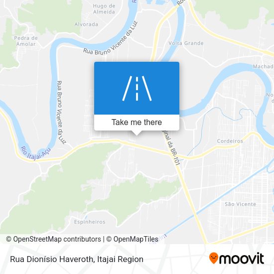 Rua Dionísio Haveroth map