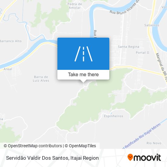 Servidão Valdir Dos Santos map