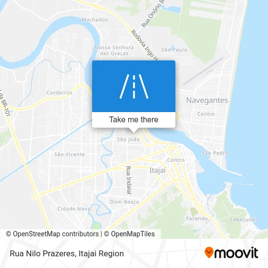 Rua Nilo Prazeres map