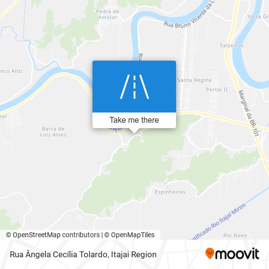 Rua Ângela Cecília Tolardo map