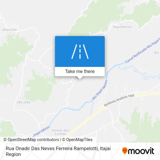 Rua Onadir Das Neves Ferreira Rampelotti map