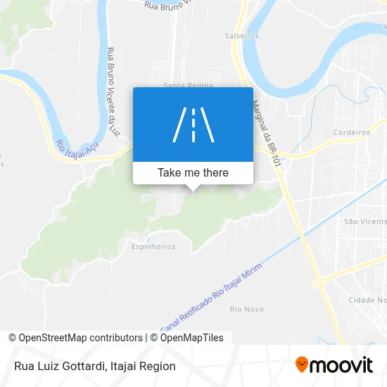 Rua Luiz Gottardi map