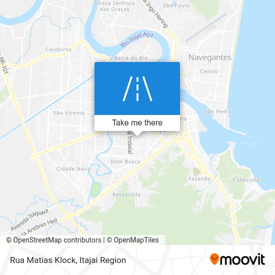 Rua Matias Klock map