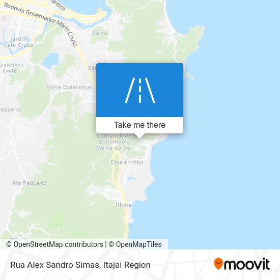 Rua Alex Sandro Simas map