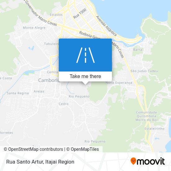 Rua Santo Artur map