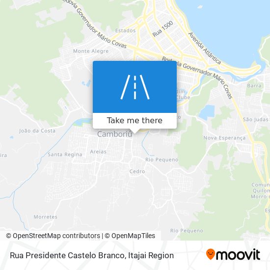 Mapa Rua Presidente Castelo Branco