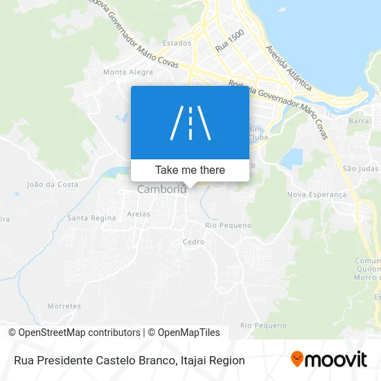 Rua Presidente Castelo Branco map