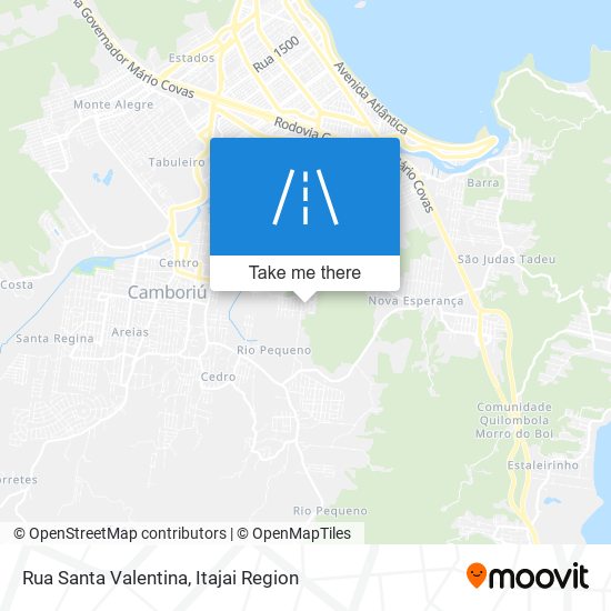 Rua Santa Valentina map