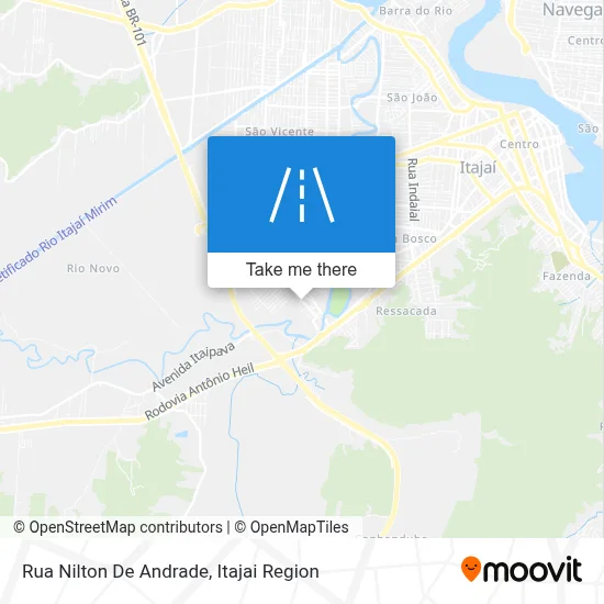 Rua Nilton De Andrade map