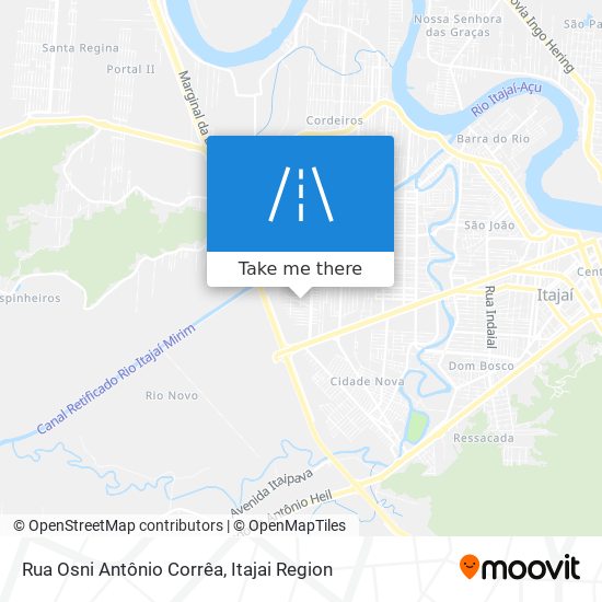 Rua Osni Antônio Corrêa map