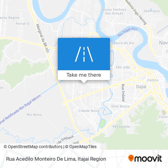 Rua Acedilo Monteiro De Lima map