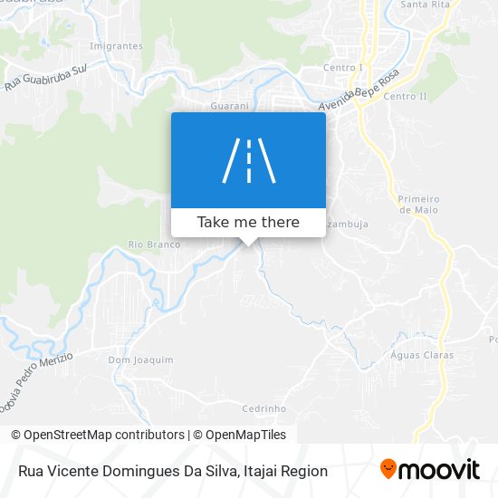 Rua Vicente Domingues Da Silva map