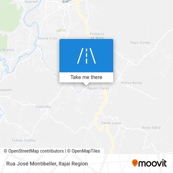 Rua José Montibeller map