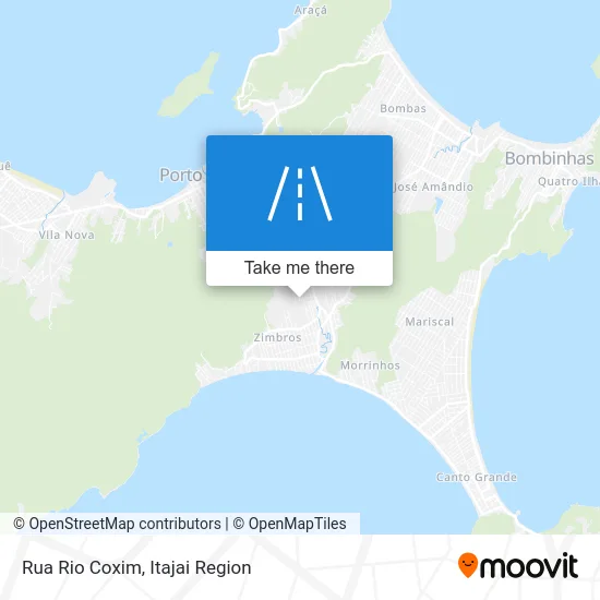 Rua Rio Coxim map