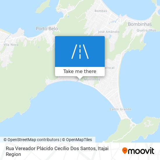 Mapa Rua Vereador Plácido Cecílio Dos Santos
