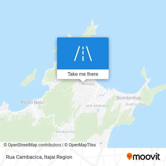 Rua Cambacica map