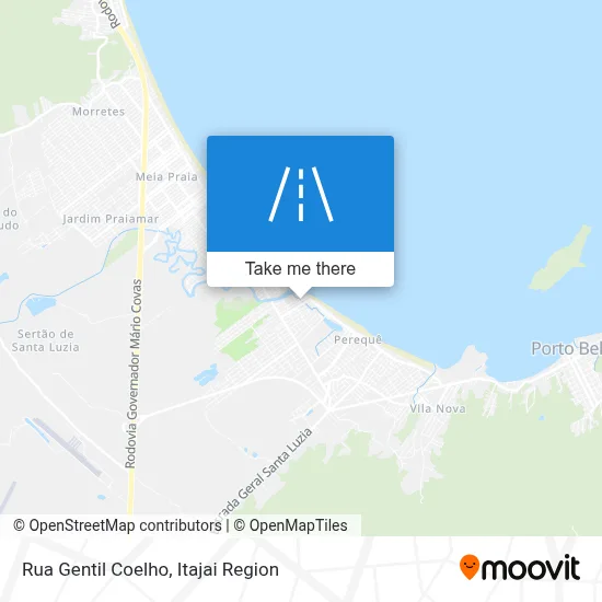 Rua Gentil Coelho map