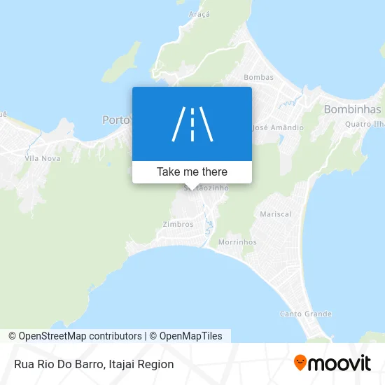 Rua Rio Do Barro map